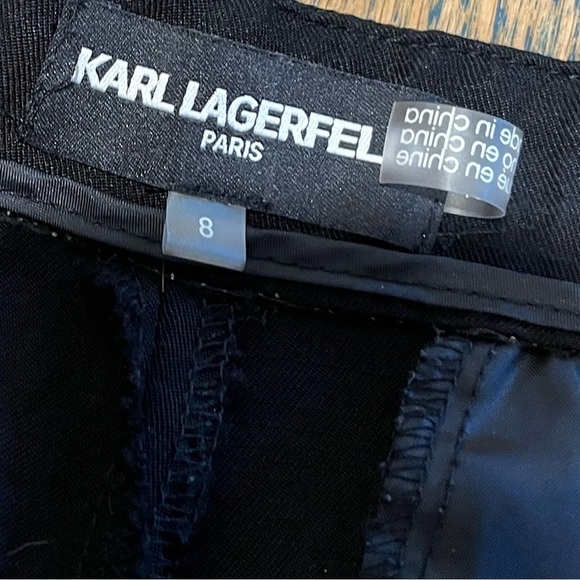 KARL LAGERFELD PARIS – Black Pants – Size 8 - Picture 2 of 8